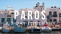 7 Days In PAROS, GREECE | A Travel Itinerary (without a car!)