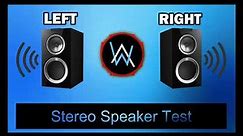 Stereo Speaker Test | Alan Walker - Dreamer | Headphone Test | Left Right Test | Bass Test |