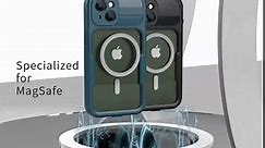 AICase Waterproof Case for iPhone 14(6.1") with MagSafe Support Snowproof,Dustproof and Shockproof, IP68 Certified Full Body Protection Fully Sealed Underwater Cover for iPhone 14 2022 Black