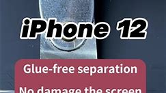 For iPhone 12 screen repair glass glue-free separation, does not damage the screen. #iphonerepairs #phonerepairs #iPhone12#mobilephonerepairs#novecel | Novecel Mobile Phone LCD Screen Repair