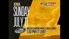 SPEED Channel — "NASCAR Camping World Truck Series" - LIVE! from Iowa promo (2010)