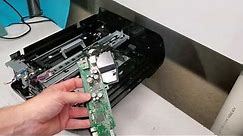 How to take apart HP Officejet 5740 Printer for Parts or to Repair 8040, 7640