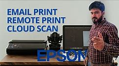 How to enable Epson connect, email print, remote print and cloud scan?