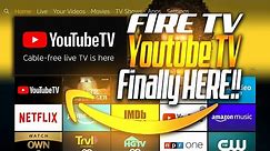 YOUTUBE TV OFFICIAL APP FINALLY HERE ON AMAZON FIRESTICK | YOUTUBE TV ON FIRE TV