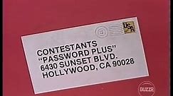 Password Plus - 1979 contestant plug and closing credits
