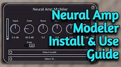 FREE Amp Sim Plugin Updated (Neural Amp Modeler) - How To Install & Use Of Captures & Profiles