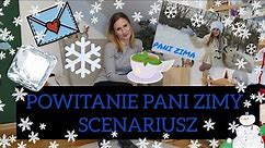 POWITANIE PANI ZIMY- gotowy scenariusz, Pani Zima i jej zadania sensoryczne, Metoda Porannego Kręgu