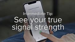 See your TRUE signal strength on iPhone
