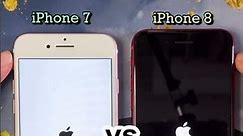 Fastest restart iPhone 7 vs iPhone 8