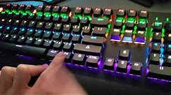 Blackweb Mechanical RGB Gaming Keyboard--Unboxing and Review