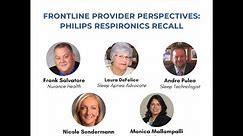 Philips Repironics CPAP Recall: Frontline Providers