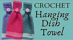 Crochet Hanging Dishtowel