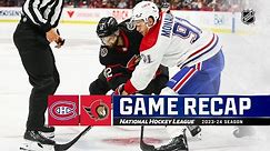 Canadiens @ Senators 10/7 | NHL Highlights 2023