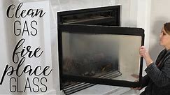 How to Clean Gas Fireplace Glass