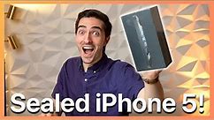 Unboxing a BRAND NEW Sealed iPhone 5 in 2021!