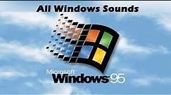 All Windows Sounds (1.01 - 10)