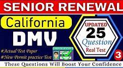 California DMV Written Test 2024 | DMV Senior Written Test 2024 California | #californiadmvtest