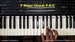 How to Play the F Major Chord on Piano and Keyboard