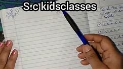 Do you know difference between words and letters_word kise kahte hai_letters_@S.C.KidsClasses