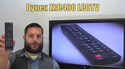 Dynex ZRC400 LCD TV Remote PN: 098GRABDZNEDYJ - www.ReplacementRemotes.com