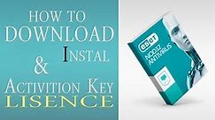 How to Download Instal & Activate Eset Nod32 Antivirus Life License - ESET NOD32 FOR FREE 2018,19,20