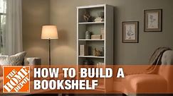 DIY Bookshelf – Simple Wood Projects | The Home Depot