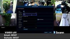 Swann DVR Security System Setup Wizard – initial setup, firmware version 8.x