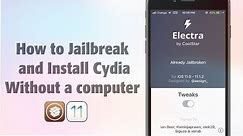 How to Jailbreak and Install Cydia on iOS 11 - 11.1.2 without a COMPUTER