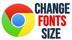 How To Change Font Size In Google Chrome 2022 - Adjust Text Size