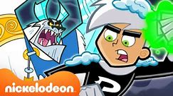 Danny Phantom Fights A Ghost Yeti! 👻❄️ Full Scene | Nicktoons