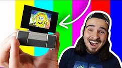 World's Smallest TV! (It Actually Works!)