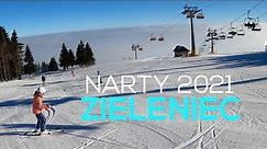 Zieleniec 2021 (4K) - na nartach z pięknymi widokami