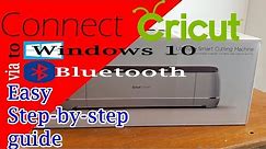 Connect Cricut to Windows 10 with Bluetooth | Maker/Explore Air/Explore Air 2