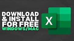 How To Download And Install Microsoft Excel For Free (Windows/Mac) | 2023 Easy