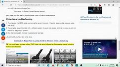 Windows cannot detect the second monitor - Windows 11/10