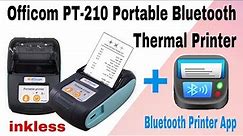 How to use Officom PT-210 Portable Bluetooth Printer using BT Printer App (Inkless)- Finderz Keeperz