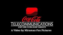 Coca Cola Telecommunications (1987-1988, ULTRA RARE VARIANT) Logo