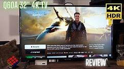Samsung Q60A 4K 32" TV Review With 4K HDR Demo And Audio Test| The TV You Didn't Know You Needed!