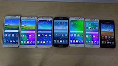 Samsung Galaxy A5 vs. S5 vs. S4 vs. S3 vs. Alpha vs. A3 vs. S2 - Geekbench 3 Benchmark Test