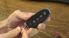 How to Replace a Key Fob Battery (Ford) + Hidden Key