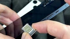 Remove or Switch the Sim Card in your iPhone 13 - 256gb