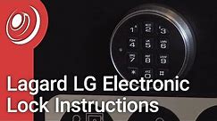 Lagard LG Basic II Digital Electronic Lock Instructions