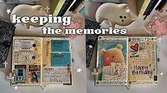 🐶 making memories out of old "junk" | journal with me in my junk journal