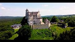 Zamek Bobolice Szlak Orlich Gniazd z Drona / Royal castle Bobolice from Drone