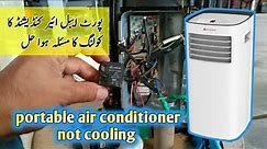 Portable air conditioner repair // How to repair Portable air conditioner not cooling issue