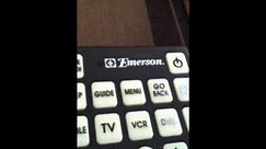 How to program a Emerson jumbo universal remote with out its program codes
