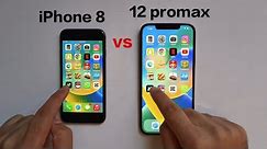 iPhone 12 promax vs iPhone 8 speed test
