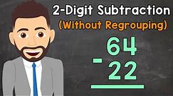 2-Digit Subtraction Without Regrouping | Elementary Math with Mr. J