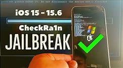 JAILBREAK WITH CheckRa1n PC [Windows] - iOS 15 - 15.6