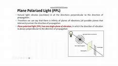 "Unlocking the Spectrum: Plane Polarized Light vs. Crossed Polarized Light"